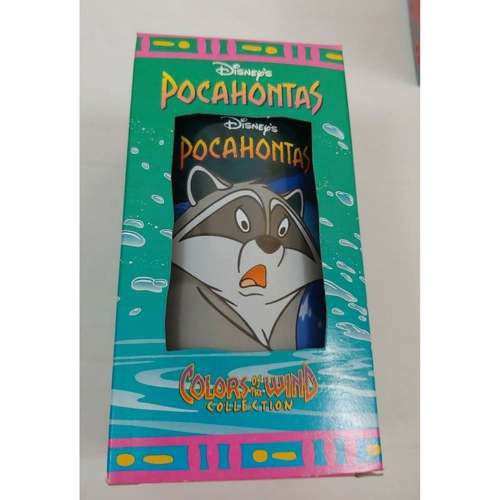 1994 Burger King Disney Pocahantas Collectible Cup Set Of 4 Colors Of The Wind - Picture 5 of 7